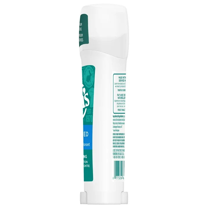 Tom's of Maine Long-Lasting Aluminum-Free Natural Deodorant , Unscented, 2.25 oz.