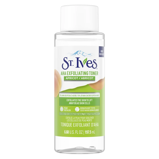 St. Ives BHA Exfoliating Face Toner for Women, Apricot Exfoliant for Combination skin 6.68 oz